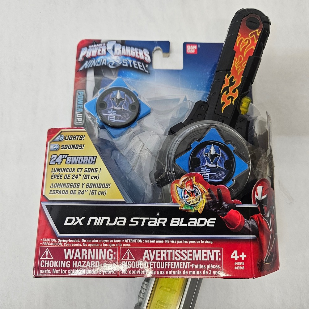 Power Rangers Ninja Steel DX Ninja Star Blade 24 Inch Sword Bandai 43545 NEW